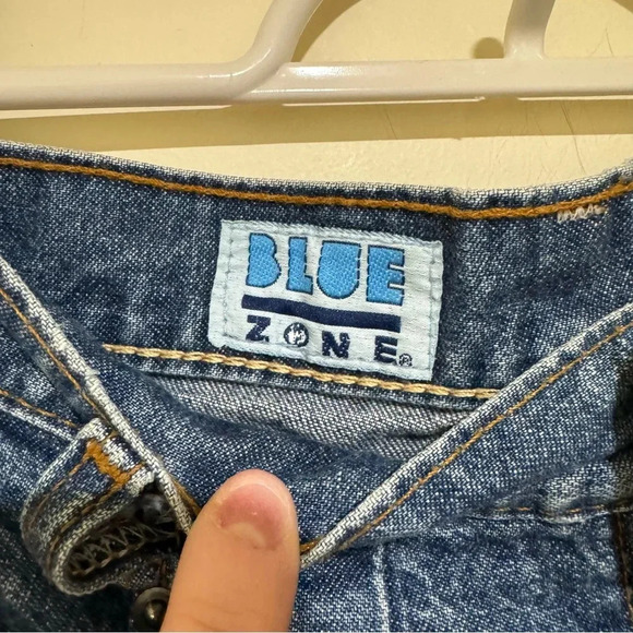 Women’s Vintage 90’s Blue Zone Brand High Waisted Baggy Denim Jeans  No Size Tag - Picture 7 of 16